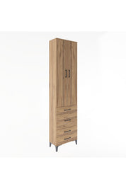 Arges Dolap 4 Raflı 4 Çekmeceli 2 Kapaklı 60x30x243 - S32M023V9A