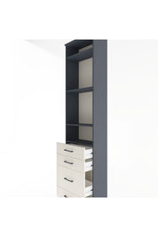 Arges Dolap 4 Raflı 4 Çekmeceli 60x30x243 - S32M024V4A