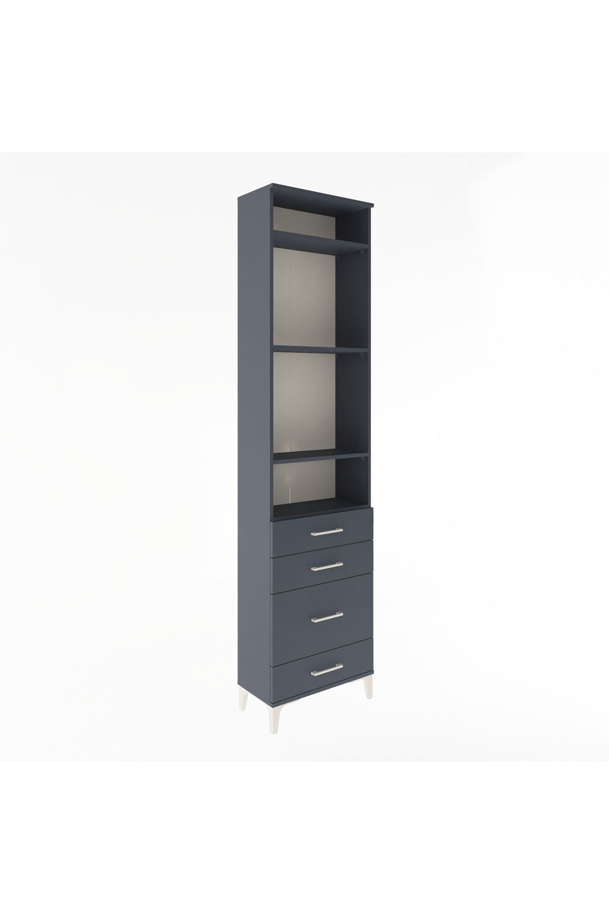 Arges Dolap 4 Raflı 4 Çekmeceli 60x30x243 - S32M024V5A