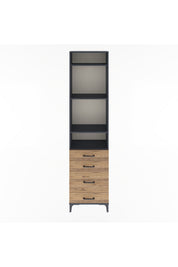 Arges Dolap 4 Raflı 4 Çekmeceli 60x30x243 - S32M024V6A