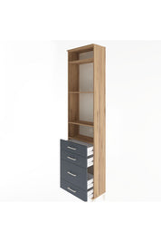 Arges Dolap 4 Raflı 4 Çekmeceli 60x30x243 - S32M024V8A