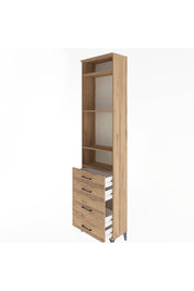 Arges Dolap 4 Raflı 4 Çekmeceli 60x30x243 - S32M024V9A