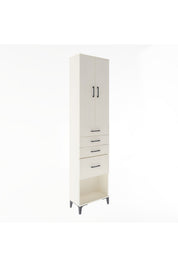 Arges Dolap 3 Raflı 4 Çekmeceli 2 Kapaklı 60x30x243 - S32M025V1A