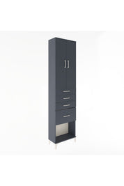 Arges Dolap 3 Raflı 4 Çekmeceli 2 Kapaklı 60x30x243 - S32M025V5A