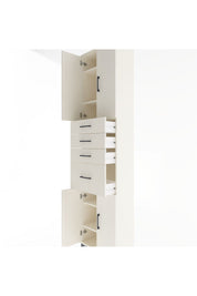 Arges Dolap 5 Raflı 4 Çekmeceli 4 Kapaklı 60x30x243 - S32M026V1A
