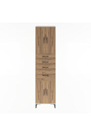 Arges Dolap 5 Raflı 4 Çekmeceli 4 Kapaklı 60x30x243 - S32M026V3A