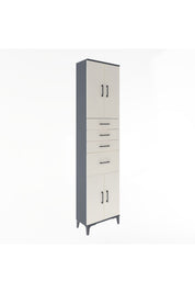 Arges Dolap 5 Raflı 4 Çekmeceli 4 Kapaklı 60x30x243 - S32M026V4A