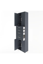 Arges Dolap 5 Raflı 4 Çekmeceli 4 Kapaklı 60x30x243 - S32M026V5A