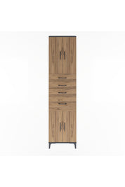 Arges Dolap 5 Raflı 4 Çekmeceli 4 Kapaklı 60x30x243 - S32M026V6A