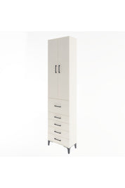 Arges Dolap 4 Raflı 5 Çekmeceli 2 Kapaklı 60x30x243 - S32M027V1A