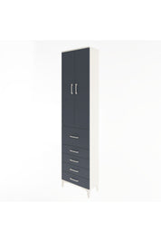 Arges Dolap 4 Raflı 5 Çekmeceli 2 Kapaklı 60x30x243 - S32M027V2A
