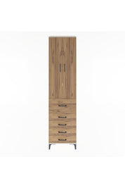 Arges Dolap 4 Raflı 5 Çekmeceli 2 Kapaklı 60x30x243 - S32M027V3A