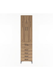 Arges Dolap 4 Raflı 5 Çekmeceli 2 Kapaklı 60x30x243 - S32M027V9A