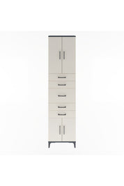 Arges Dolap 2 Raflı 5 Çekmeceli 4 Kapaklı 60x30x243 - S32M029V4A