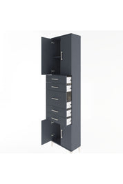 Arges Dolap 2 Raflı 5 Çekmeceli 4 Kapaklı 60x30x243 - S32M029V5A