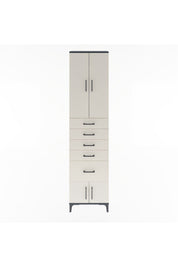Arges Dolap 3 Raflı 5 Çekmeceli 4 Kapaklı 60x30x243 - S32M030V4A