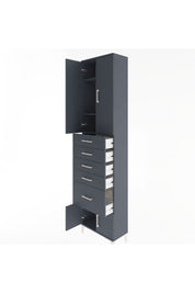 Arges Dolap 3 Raflı 5 Çekmeceli 4 Kapaklı 60x30x243 - S32M030V5A