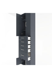 Arges Dolap 3 Raflı 5 Çekmeceli 4 Kapaklı 60x30x243 - S32M030V5A