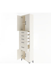 Arges Dolap 2 Raflı 5 Çekmeceli 4 Kapaklı 60x30x243 - S32M031V1A