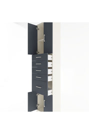 Arges Dolap 2 Raflı 5 Çekmeceli 4 Kapaklı 60x30x243 - S32M031V2A