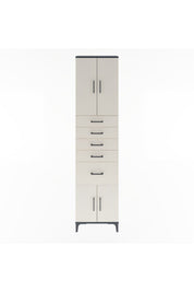 Arges Dolap 2 Raflı 5 Çekmeceli 4 Kapaklı 60x30x243 - S32M031V4A