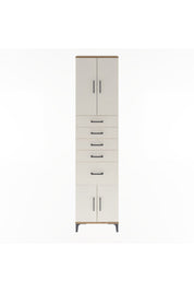 Arges Dolap 2 Raflı 5 Çekmeceli 4 Kapaklı 60x30x243 - S32M031V7A