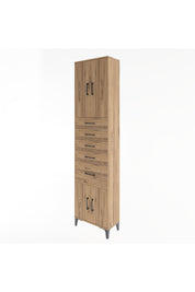 Arges Dolap 2 Raflı 5 Çekmeceli 4 Kapaklı 60x30x243 - S32M031V9A