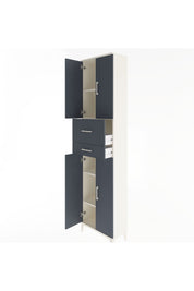 Arges Dolap 4 Raflı 2 Çekmeceli 4 Kapaklı 60x30x243 - S32M032V2A