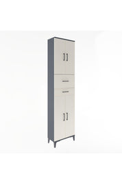 Arges Dolap 4 Raflı 2 Çekmeceli 4 Kapaklı 60x30x243 - S32M032V4A