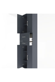 Arges Dolap 4 Raflı 2 Çekmeceli 4 Kapaklı 60x30x243 - S32M032V5A