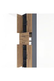 Arges Dolap 4 Raflı 2 Çekmeceli 4 Kapaklı 60x30x243 - S32M032V6A