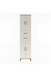 Arges Dolap 4 Raflı 2 Çekmeceli 4 Kapaklı 60x30x243 - S32M032V7A