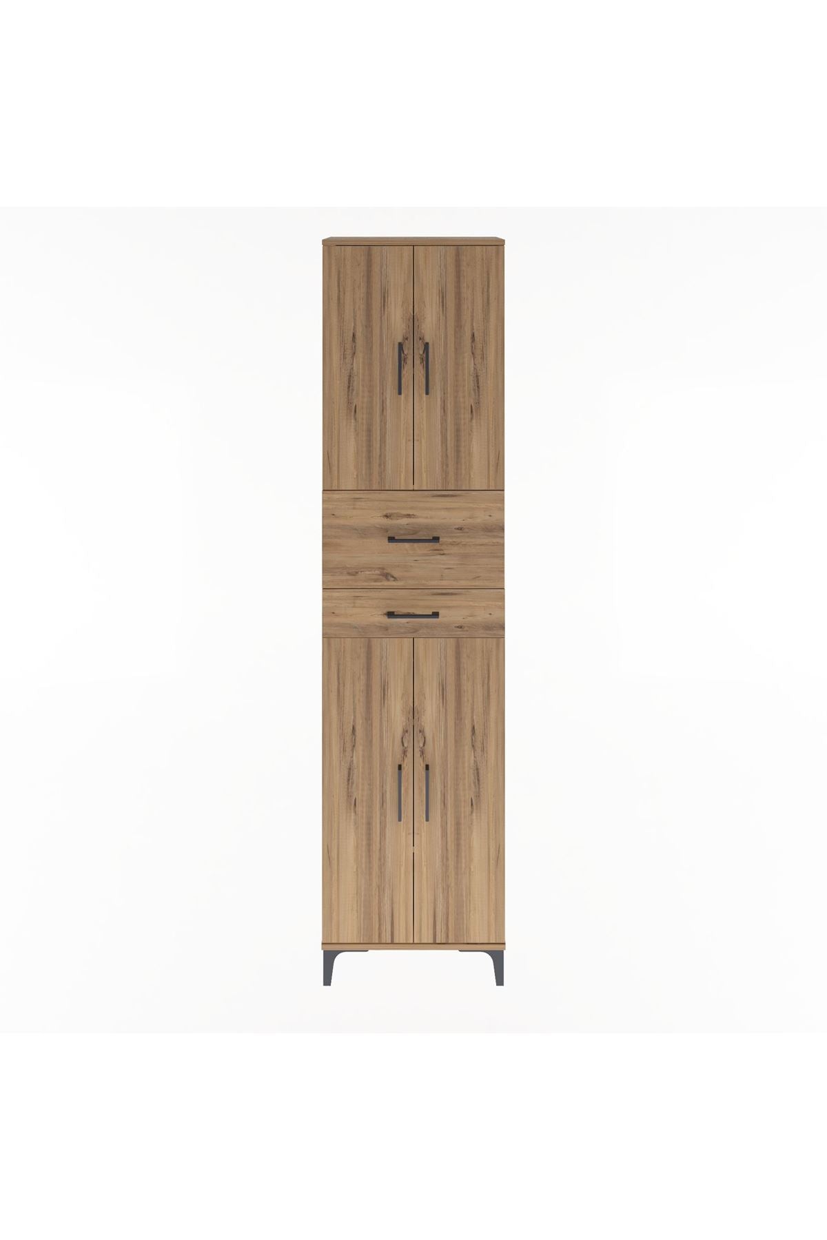 Arges Dolap 4 Raflı 2 Çekmeceli 4 Kapaklı 60x30x243 - S32M032V9A
