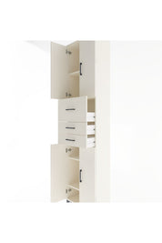 Arges Dolap 4 Raflı 3 Çekmeceli 4 Kapaklı 60x30x243 - S32M033V1A