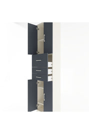 Arges Dolap 4 Raflı 3 Çekmeceli 4 Kapaklı 60x30x243 - S32M033V2A