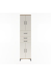 Arges Dolap 4 Raflı 3 Çekmeceli 4 Kapaklı 60x30x243 - S32M033V7A