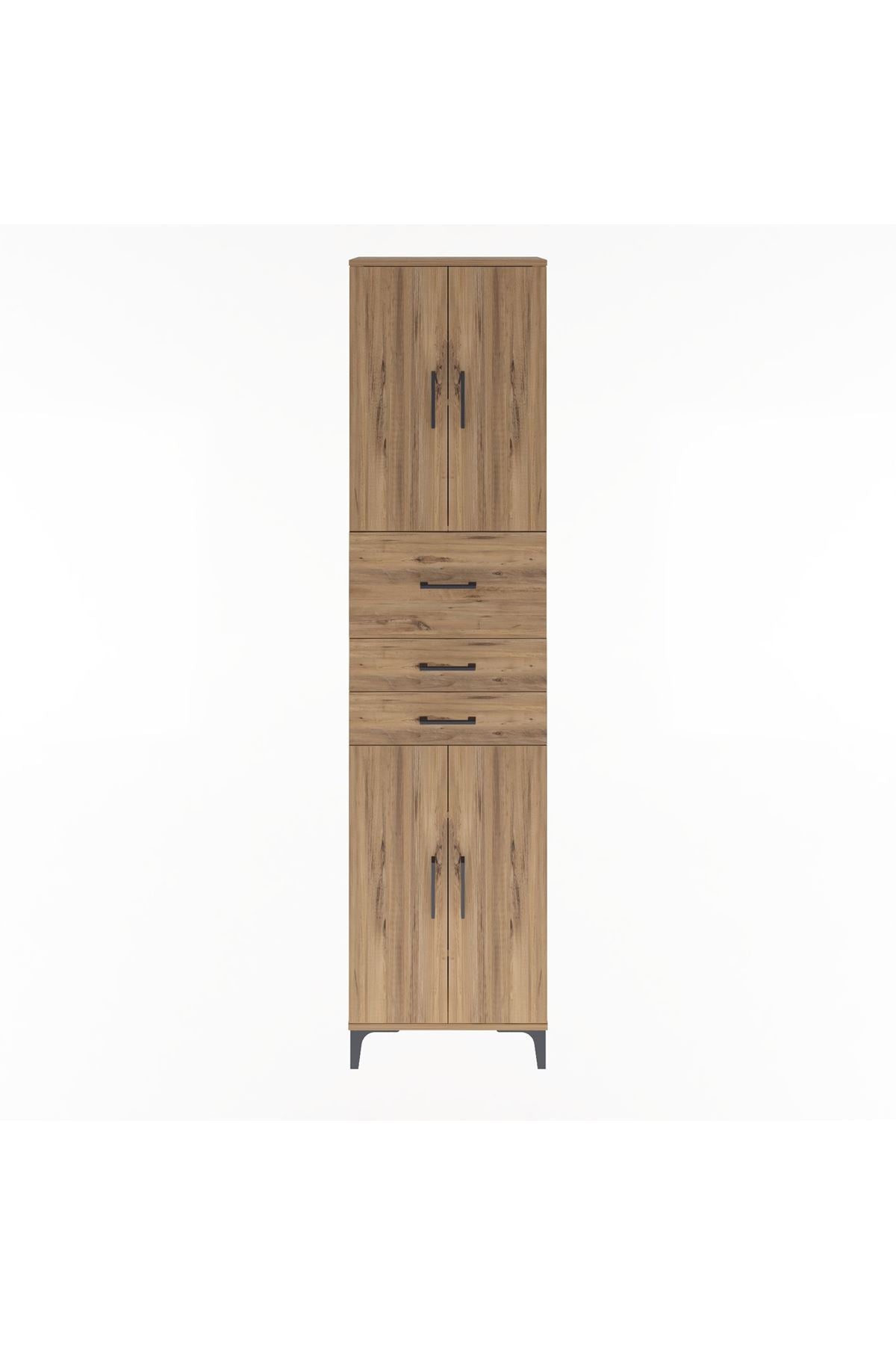 Arges Dolap 4 Raflı 3 Çekmeceli 4 Kapaklı 60x30x243 - S32M033V9A