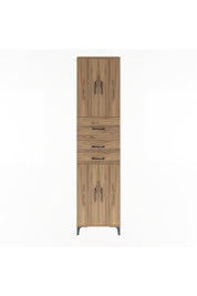 Arges Dolap 4 Raflı 3 Çekmeceli 4 Kapaklı 60x30x243 - S32M033V9A