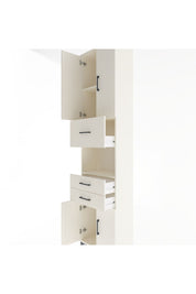 Arges Dolap 3 Raflı 3 Çekmeceli 4 Kapaklı 60x30x243 - S32M034V1A