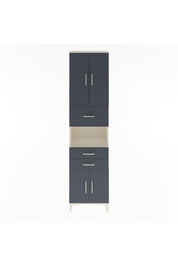 Arges Dolap 3 Raflı 3 Çekmeceli 4 Kapaklı 60x30x243 - S32M034V2A