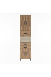 Arges Dolap 3 Raflı 3 Çekmeceli 4 Kapaklı 60x30x243 - S32M034V3A