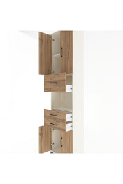 Arges Dolap 3 Raflı 3 Çekmeceli 4 Kapaklı 60x30x243 - S32M034V3A