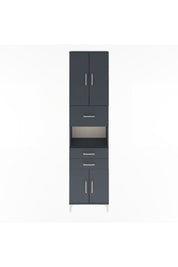 Arges Dolap 3 Raflı 3 Çekmeceli 4 Kapaklı 60x30x243 - S32M034V5A