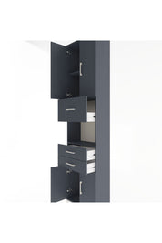 Arges Dolap 3 Raflı 3 Çekmeceli 4 Kapaklı 60x30x243 - S32M034V5A