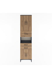 Arges Dolap 3 Raflı 3 Çekmeceli 4 Kapaklı 60x30x243 - S32M034V6A