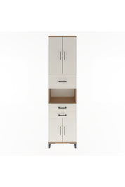 Arges Dolap 3 Raflı 3 Çekmeceli 4 Kapaklı 60x30x243 - S32M034V7A