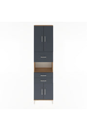 Arges Dolap 3 Raflı 3 Çekmeceli 4 Kapaklı 60x30x243 - S32M034V8A