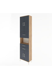 Arges Dolap 3 Raflı 3 Çekmeceli 4 Kapaklı 60x30x243 - S32M034V8A