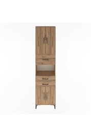 Arges Dolap 3 Raflı 3 Çekmeceli 4 Kapaklı 60x30x243 - S32M034V9A