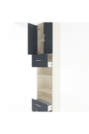 Arges Dolap 5 Raflı 3 Çekmeceli 2 Kapaklı 60x30x243 - S32M036V2A